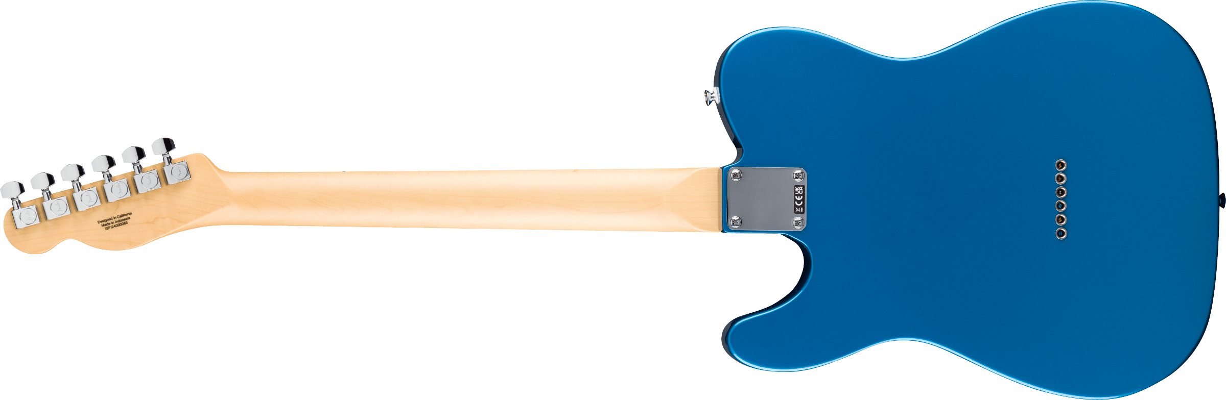 Fender® Standard Telecaster®, Maple Fingerboard, White Pickguard, Aqua Marine Metallic