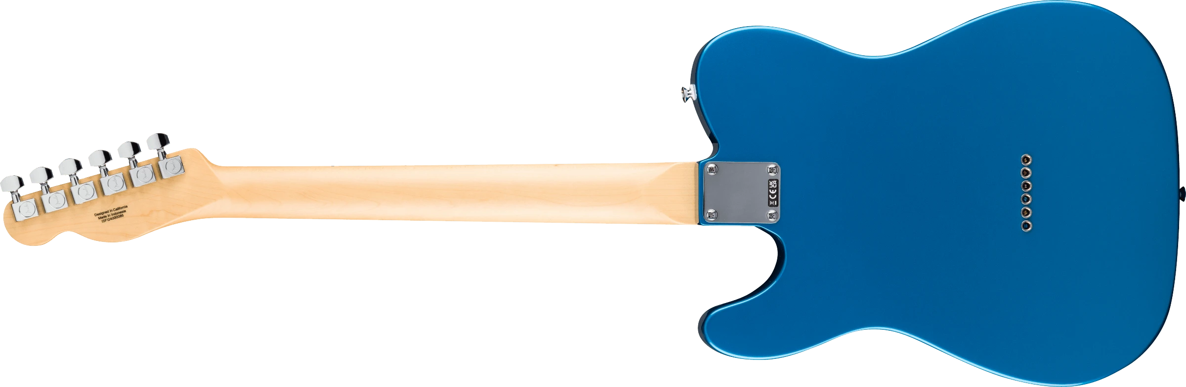 Fender® Standard Telecaster®, Maple Fingerboard, White Pickguard, Aqua Marine Metallic