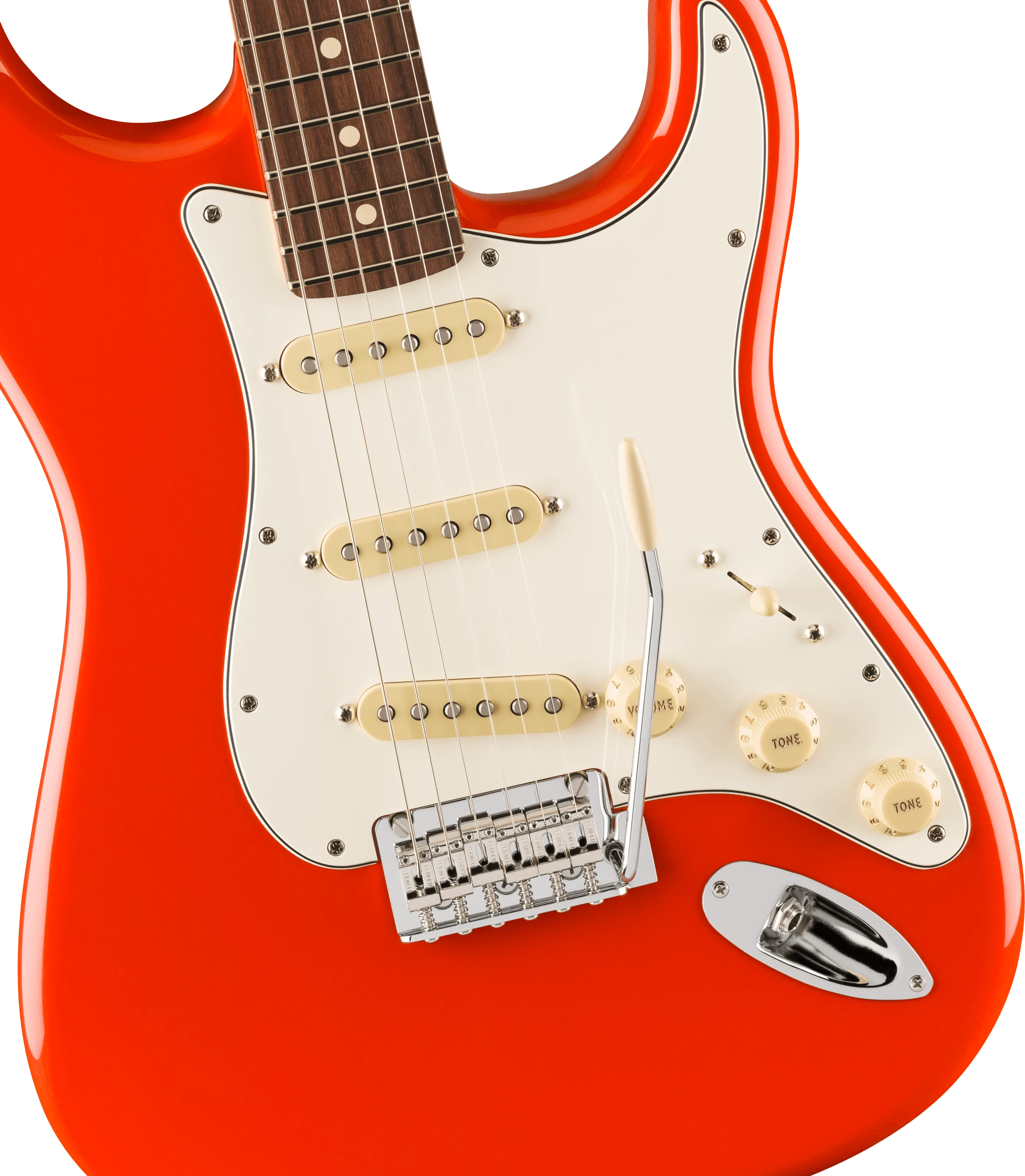 Fender® Player II Stratocaster®, Rosewood Fingerboard, Coral Red