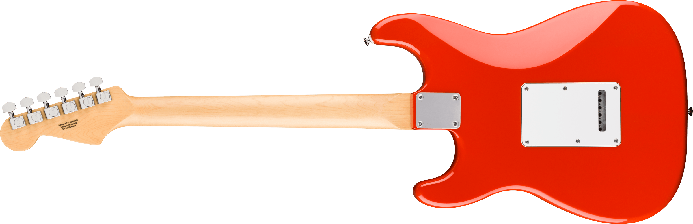Fender® Standard Stratocaster®, Laurel Fingerboard, White Pickguard, Fiesta Red