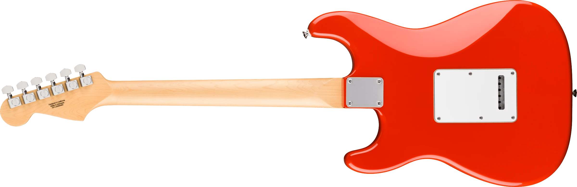 Fender® Standard Stratocaster®, Laurel Fingerboard, White Pickguard, Fiesta Red