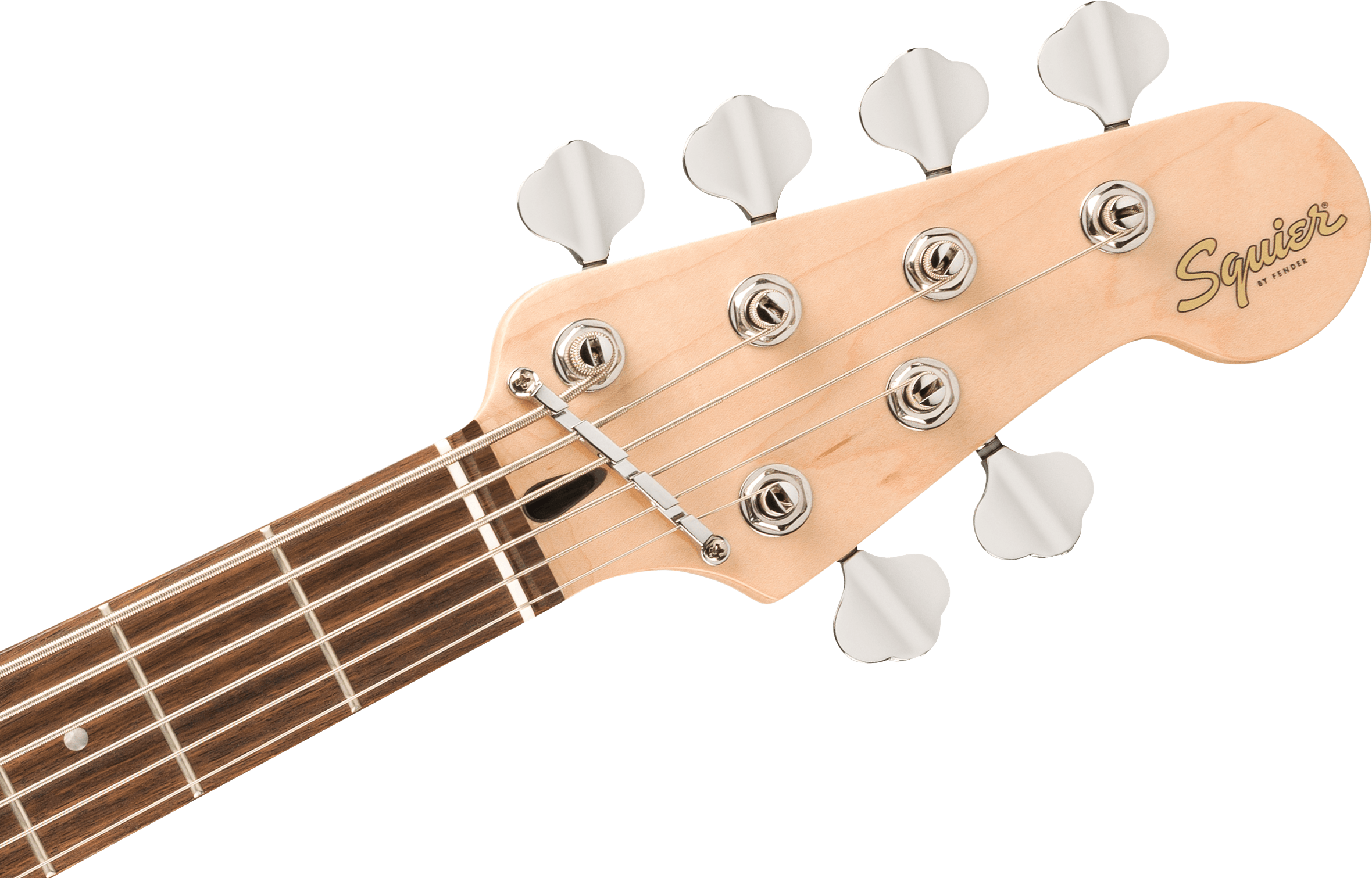 Squier® Affinity Series® Jazz Bass® VI, Laurel Fingerboard, Black Pickguard, Black Metallic
