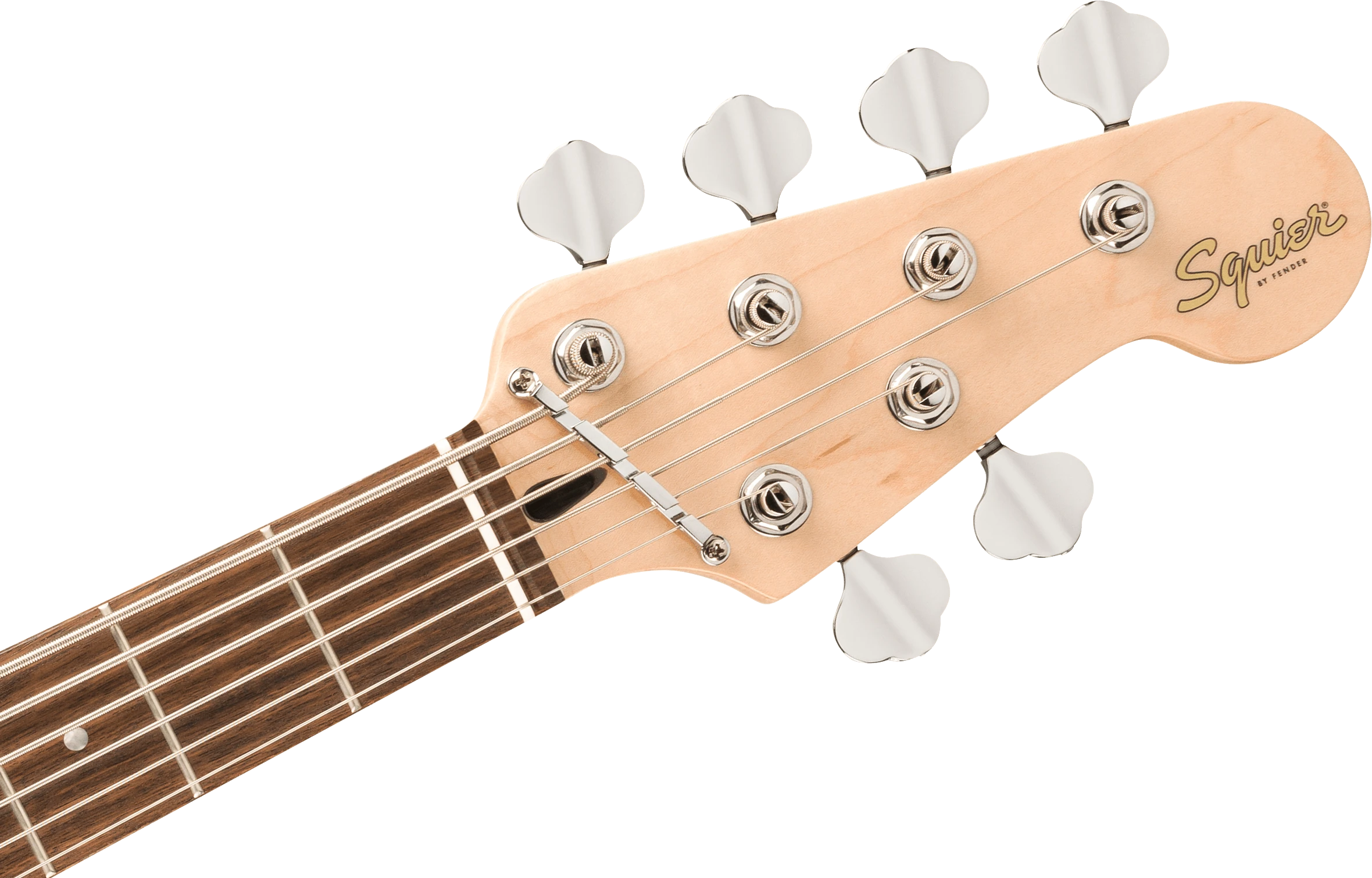 Squier® Affinity Series® Jazz Bass® VI, Laurel Fingerboard, Black Pickguard, Black Metallic