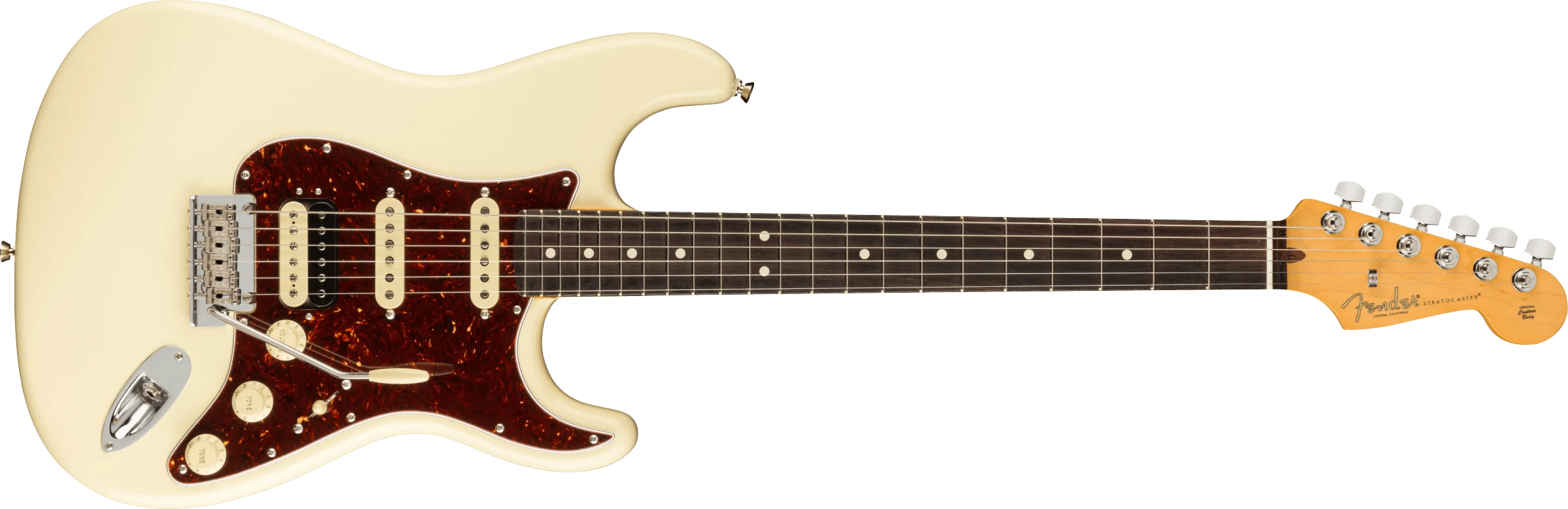 Fender® American Professional II Stratocaster® HSS, Rosewood Fingerboard, Olympic White