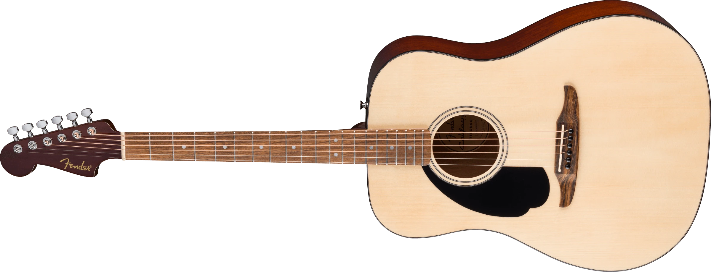 Fender® California Standard Redondo™ Left-Handed, Spruce Top, Black Pickguard, Natural