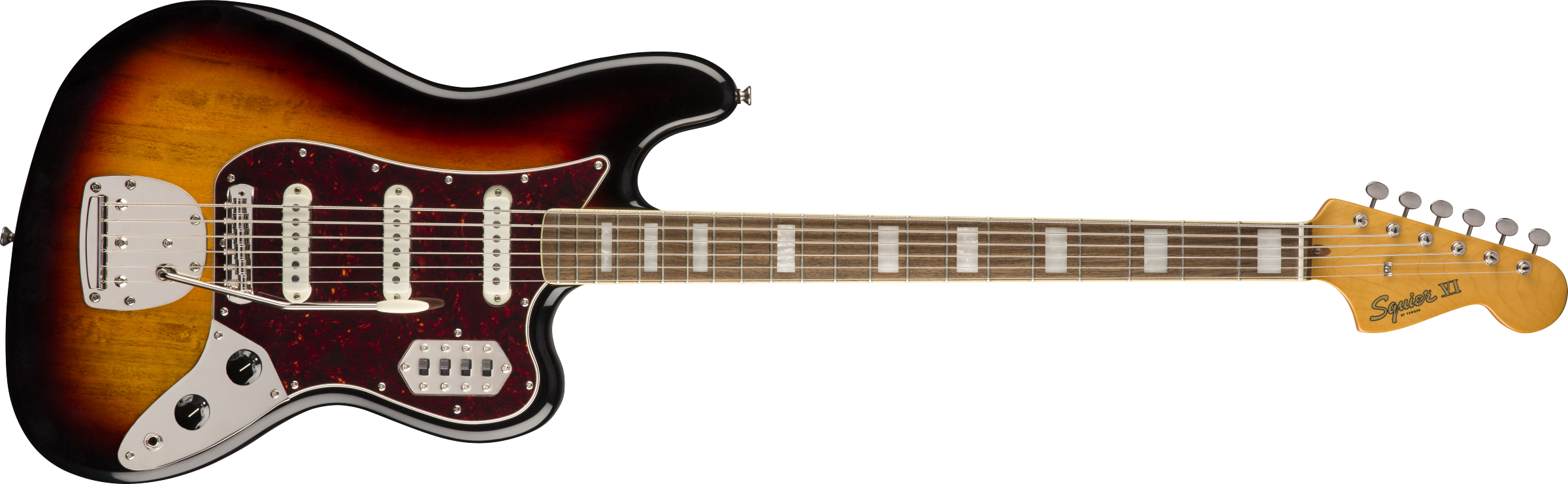 Squier® Classic Vibe Bass VI, Laurel Fingerboard, 3-Color Sunburst