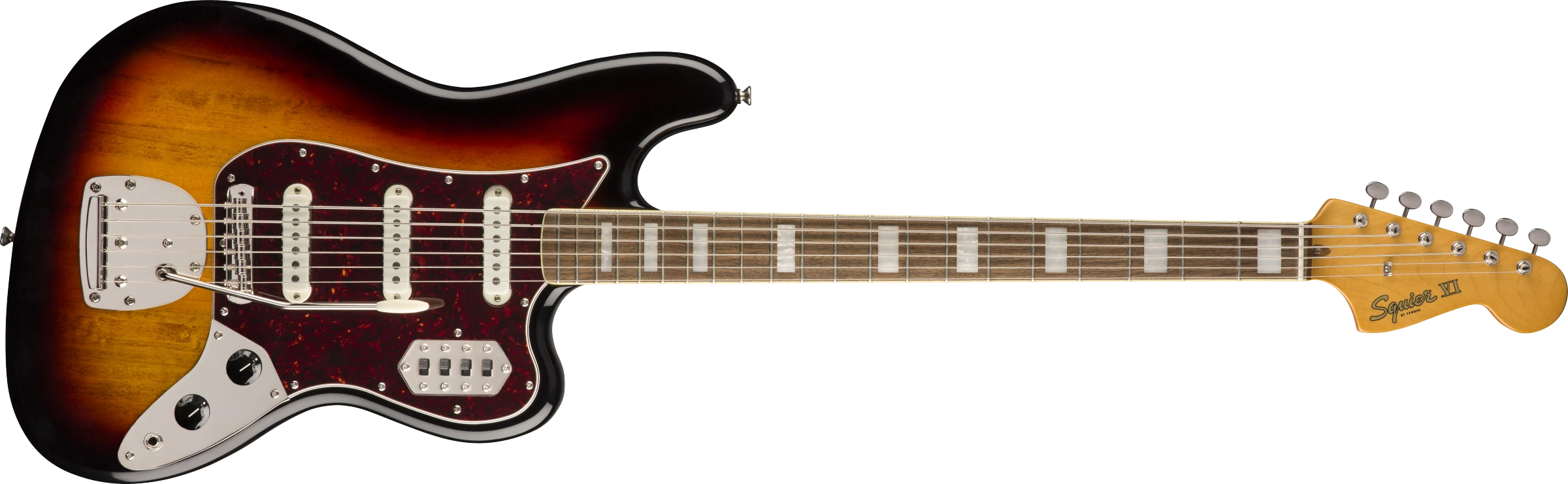Squier® Classic Vibe Bass VI, Laurel Fingerboard, 3-Color Sunburst