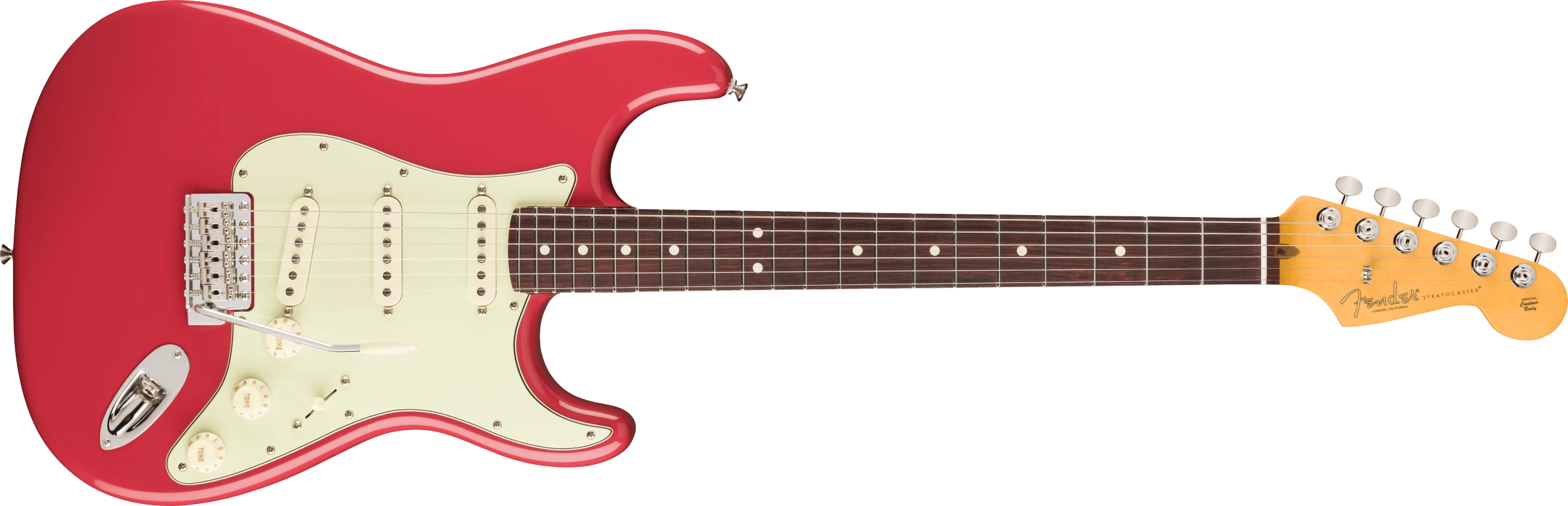 Fender® American Professional Classic Stratocaster®, Rosewood Fingerboard, Faded Dakota Red