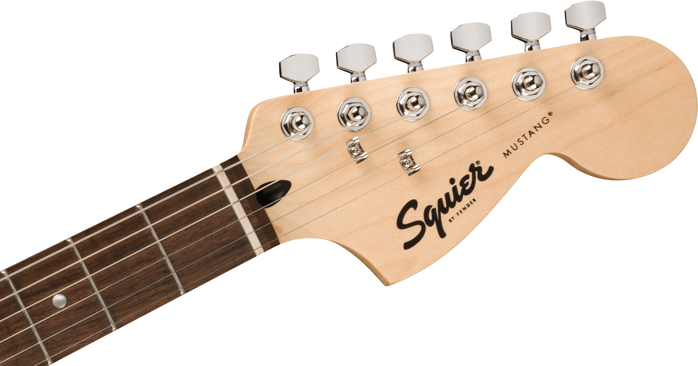 Squier® FSR Squier Sonic® Mustang®, Laurel Fingerboard, Black Pickguard, Graffiti Yellow