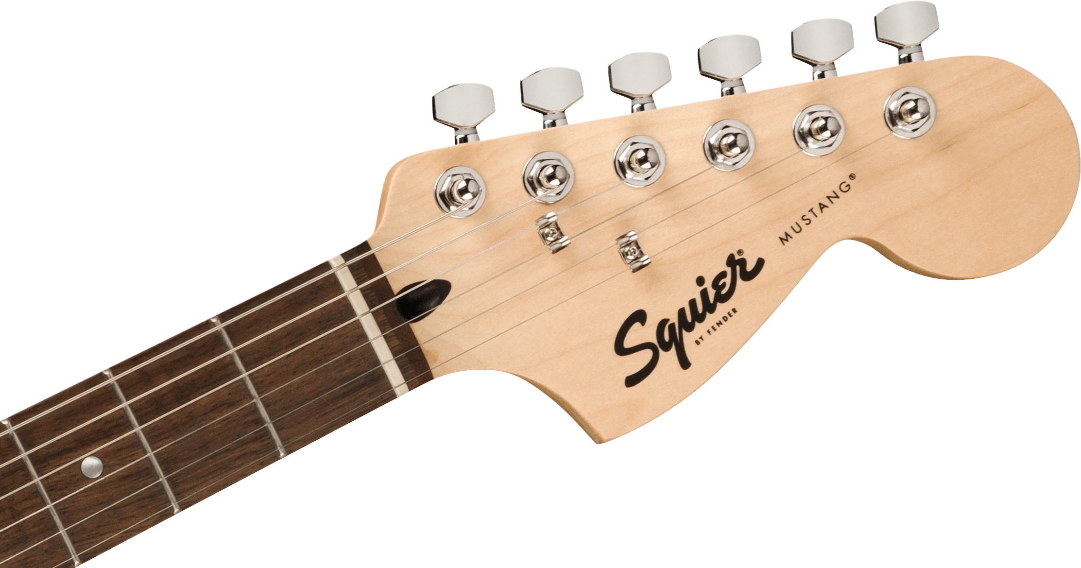 Squier® FSR Squier Sonic® Mustang®, Laurel Fingerboard, Black Pickguard, Graffiti Yellow