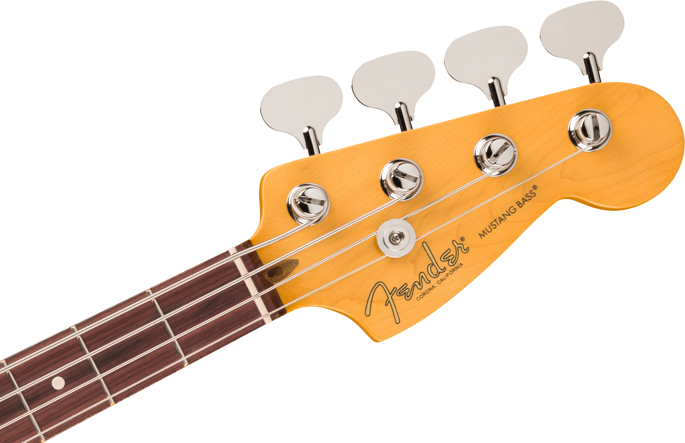 Fender® American Professional Classic Mustang Bass®, Rosewood Fingerboard, Faded Sherwood Green Metallic