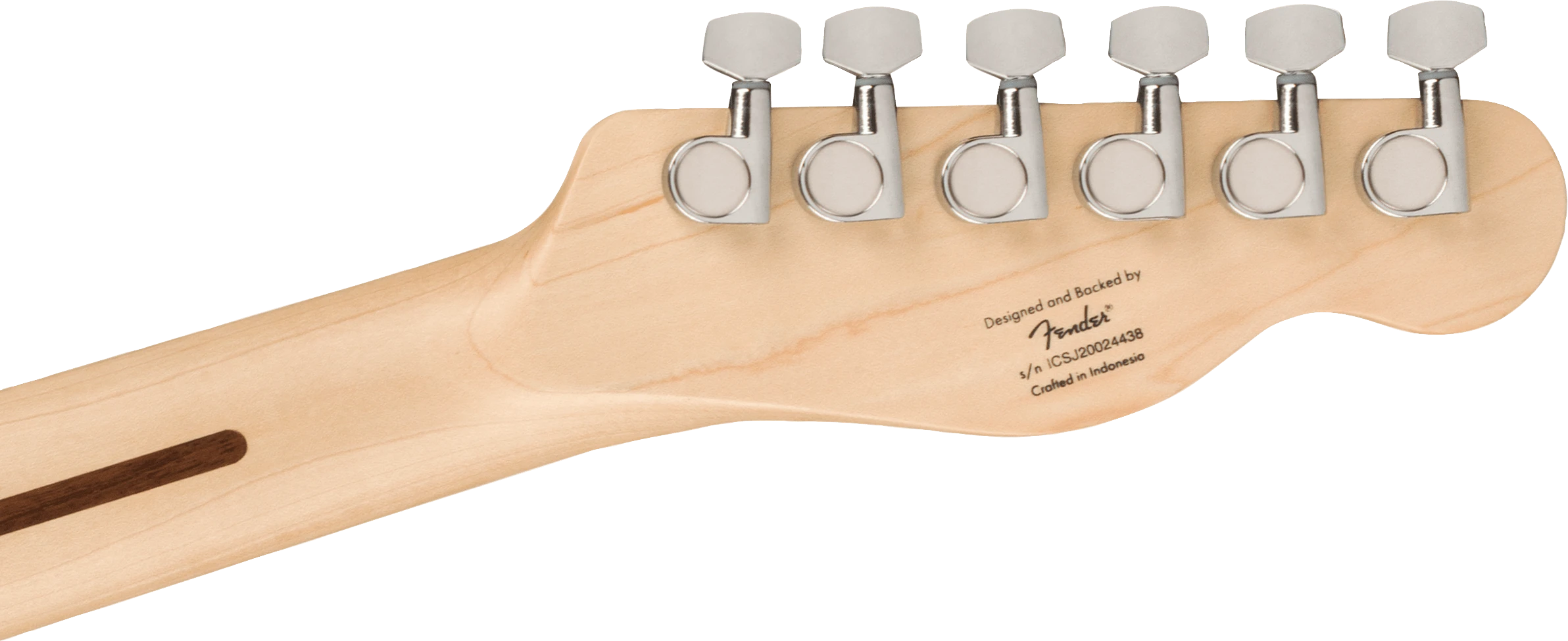 Squier® Affinity Series® Telecaster® Left-Handed, Maple Fingerboard, Black Pickguard, Butterscotch Blonde