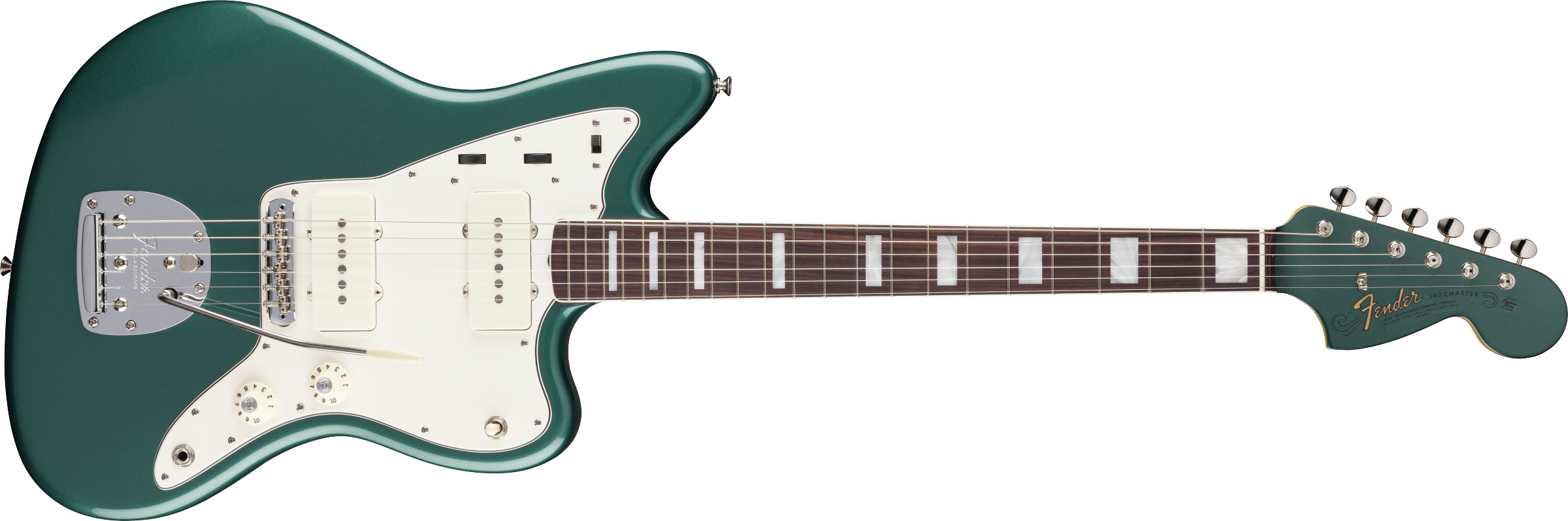 Fender® American Vintage II 1966 Jazzmaster®, Rosewood Fingerboard, Sherwood Green Metallic