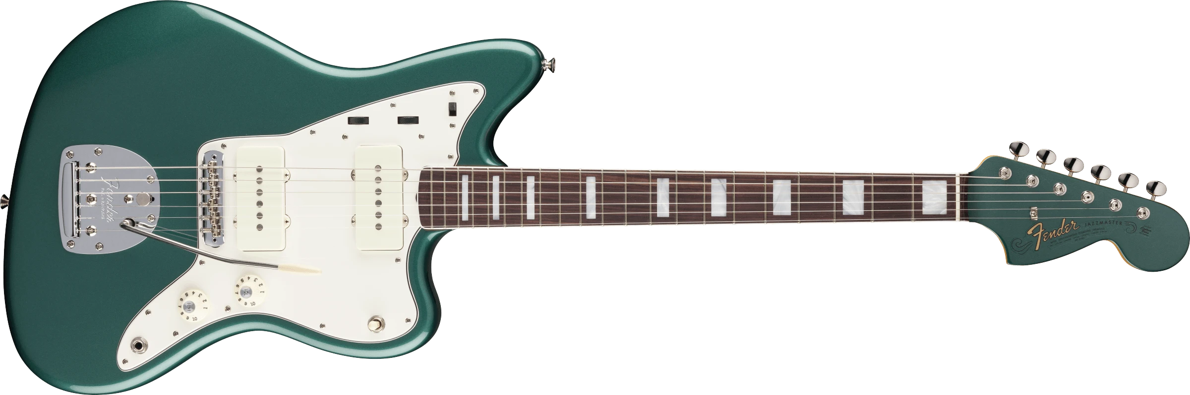 Fender® American Vintage II 1966 Jazzmaster®, Rosewood Fingerboard, Sherwood Green Metallic