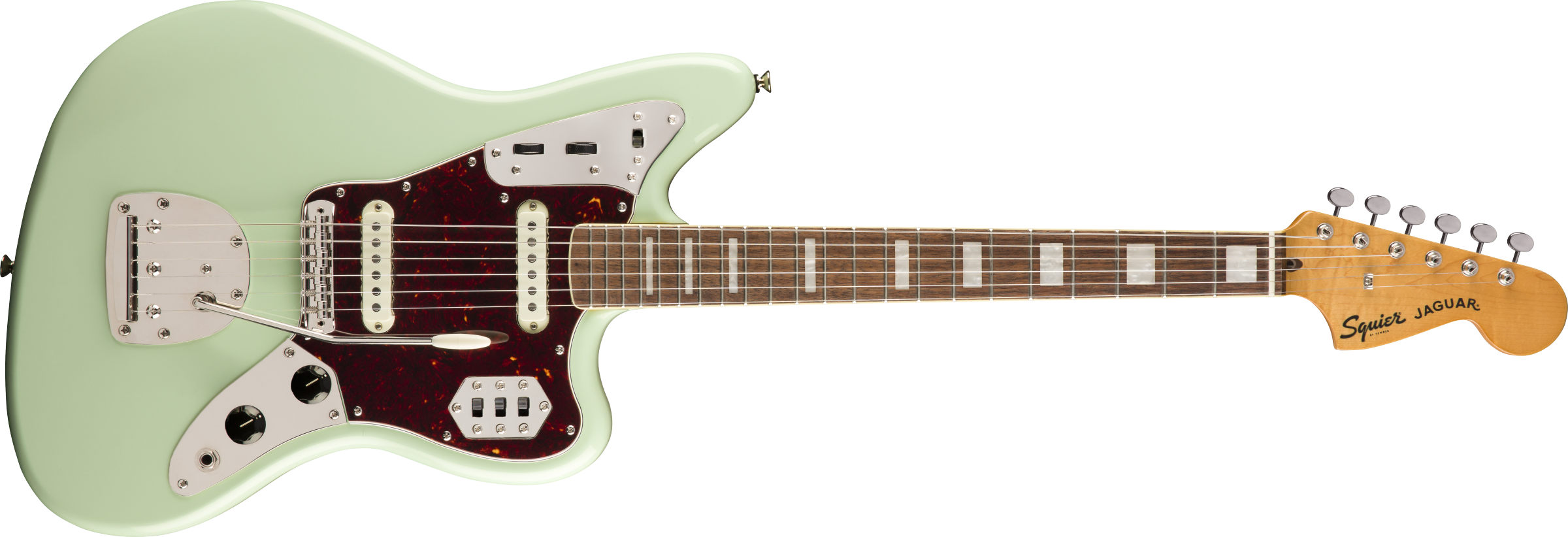 Squier® Classic Vibe '70s Jaguar®, Laurel Fingerboard, Surf Green