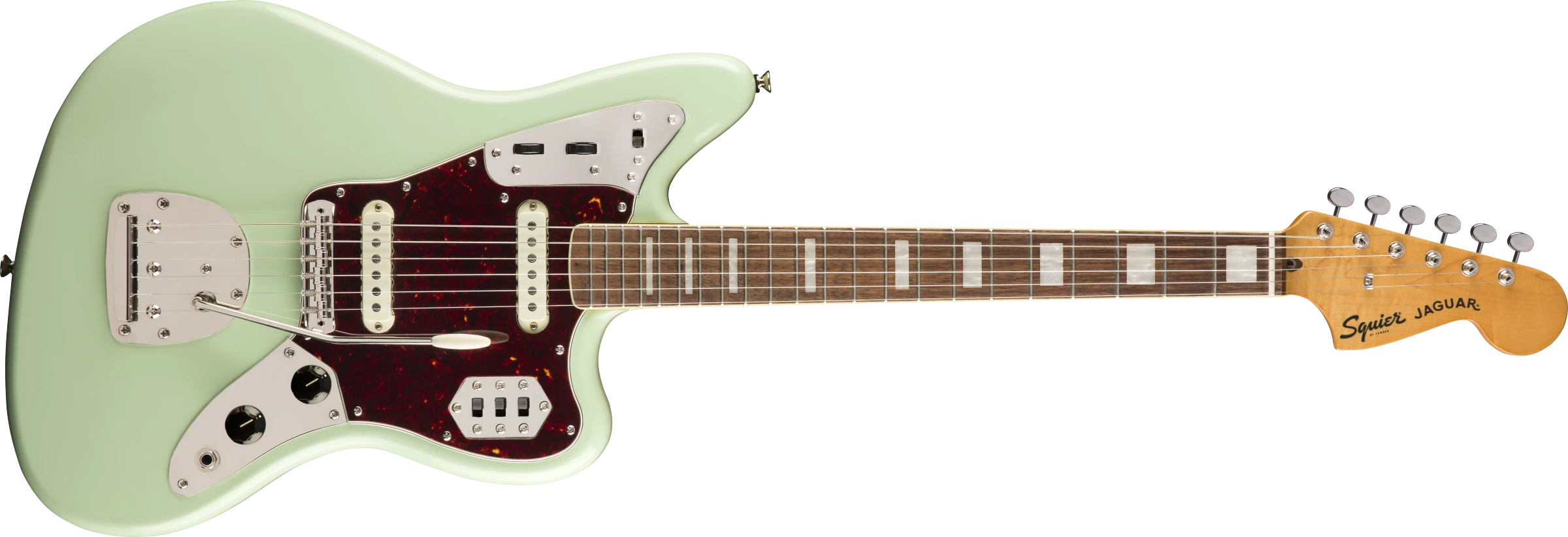 Squier® Classic Vibe '70s Jaguar®, Laurel Fingerboard, Surf Green