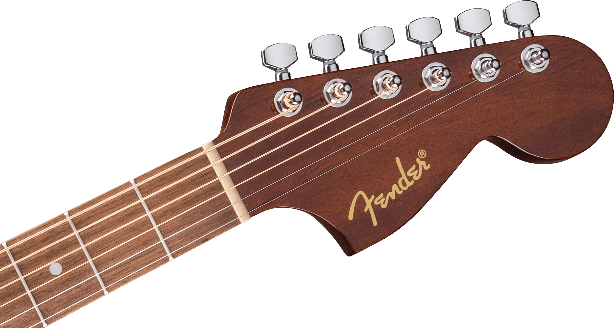 Fender® California Standard Monterey™ E, Sapele Top, Ivory Pickguard, Natural Sapele