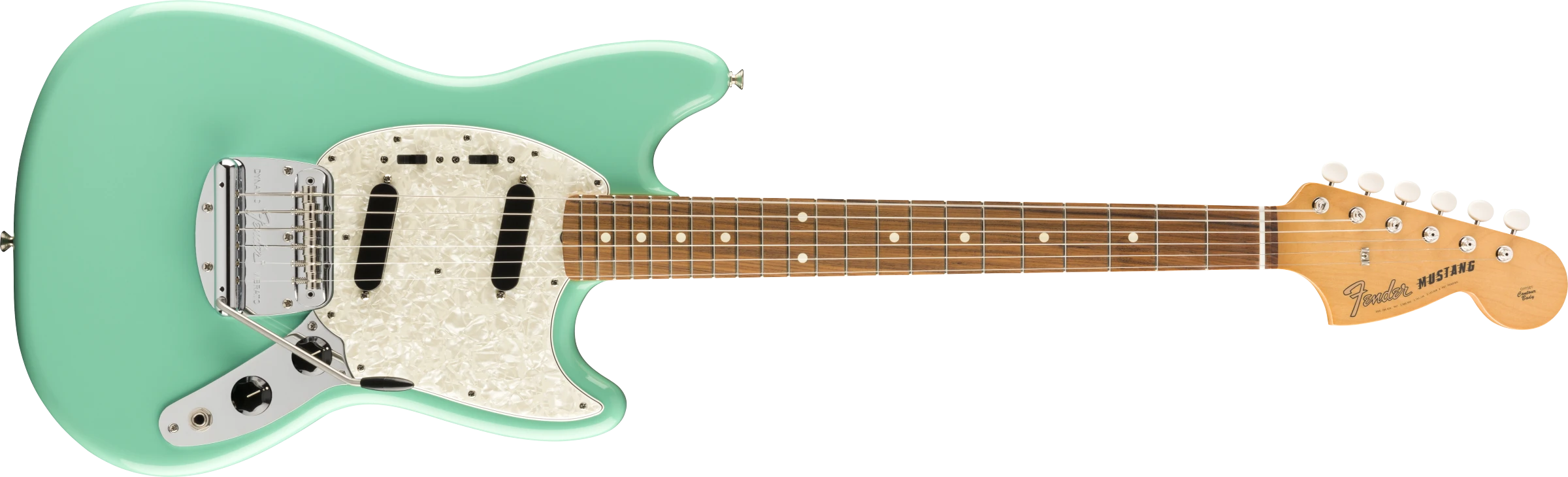 Fender® Vintera® '60s Mustang®, Pau Ferro Fingerboard, Sea Foam Green