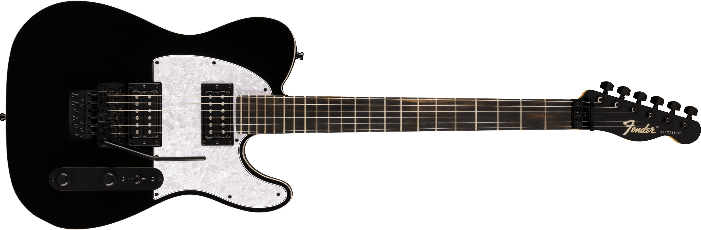 Fender® Limited Edition Player Fusion Telecaster® HH Floyd Rose®, Ebony Fingerboard, Black