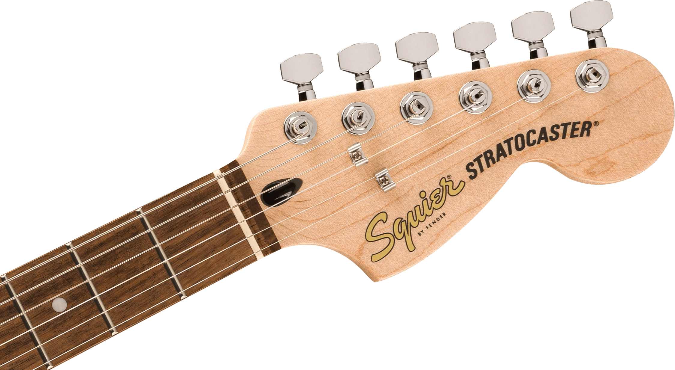 Squier® Affinity Series™ Stratocaster® Junior HSS, Laurel Fingerboard, White Pickguard, 3-Color Sunburst