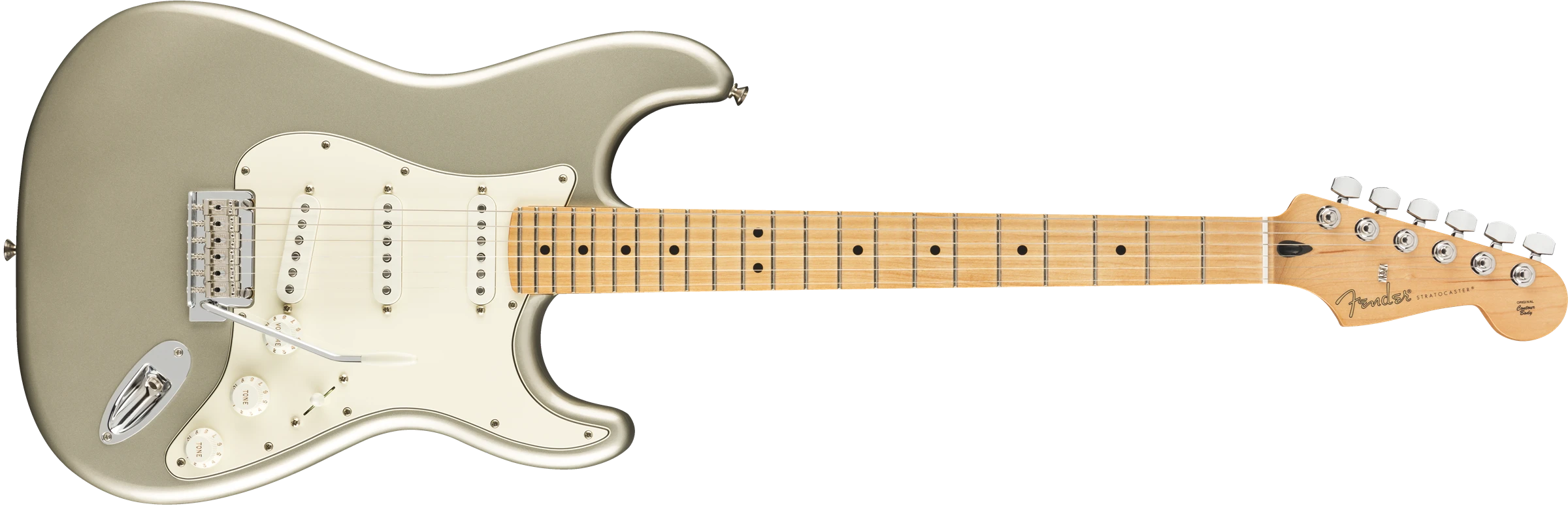 Fender® Limited Edition Player Stratocaster®, Maple Fingerboard, Inca Silver