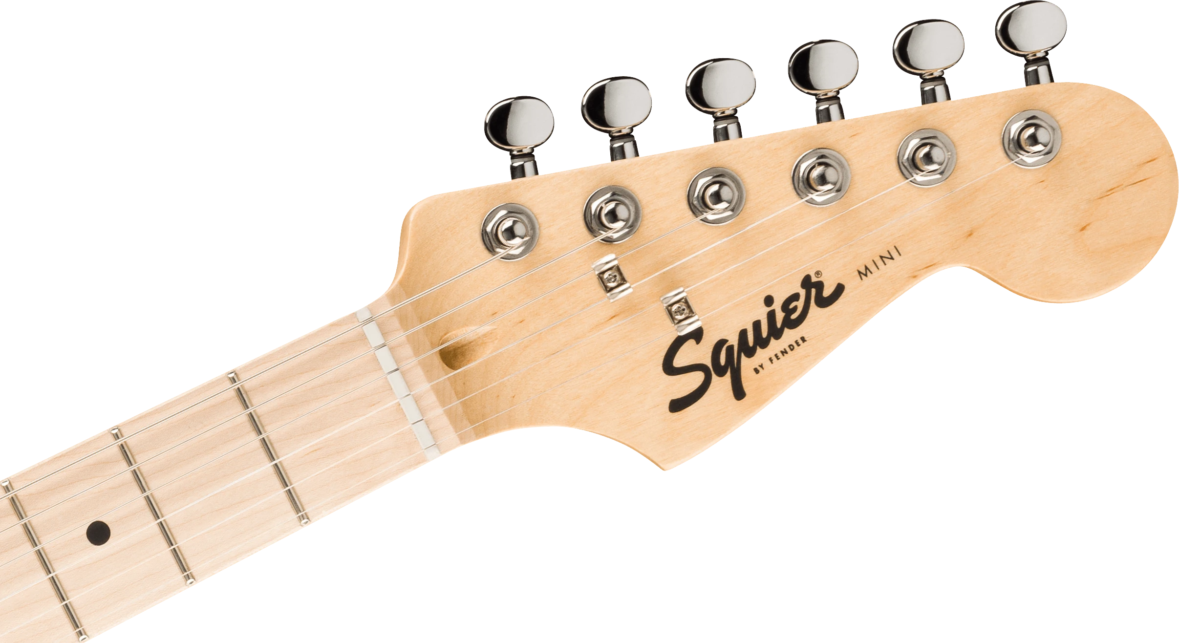 Squier® Mini Stratocaster®, Maple Fingerboard, White Pickguard, California Blue
