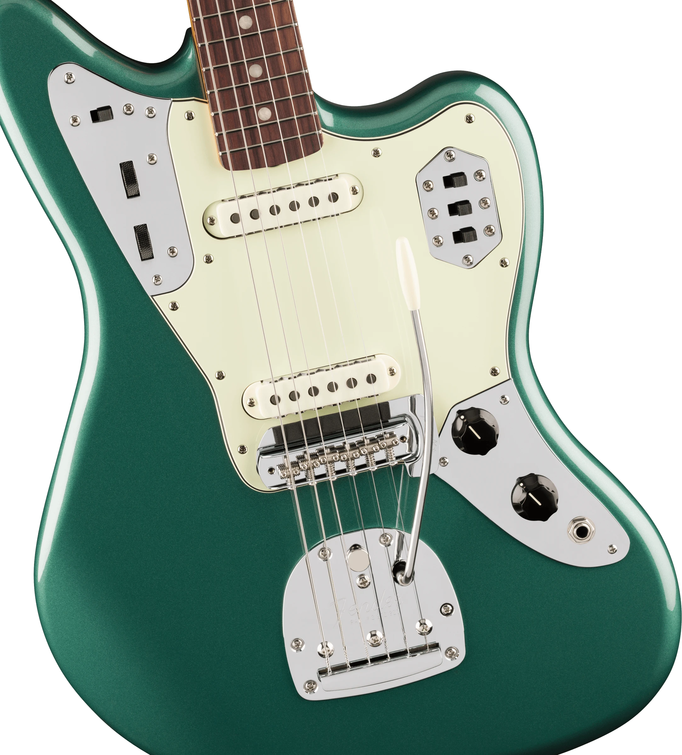 Fender® Vintera® III Mid '60s Jaguar®, Rosewood Fingerboard, Sherwood Green Metallic