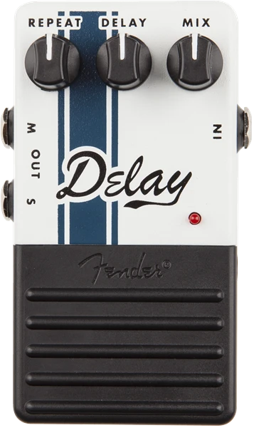 Fender® Delay Pedal, White