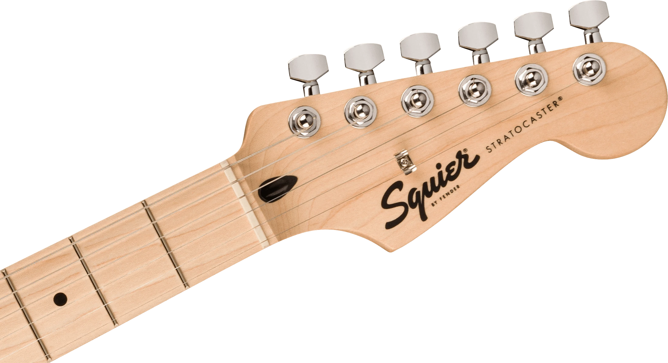 Squier® Squier Sonic® Stratocaster® HT H, Maple Fingerboard, White Pickguard, Flash Pink