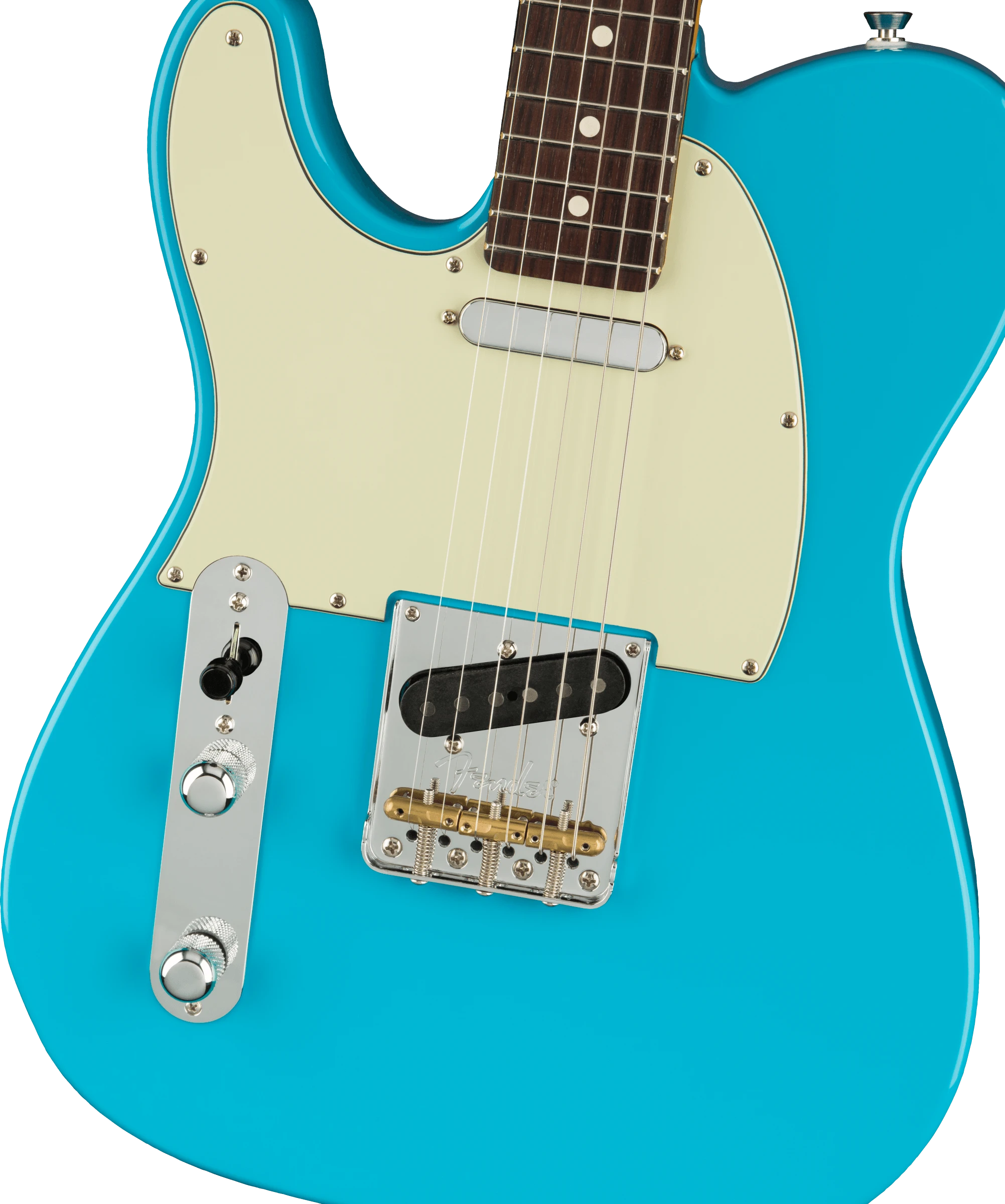 Fender® American Professional II Telecaster® Left-Hand, Rosewood Fingerboard, Miami Blue