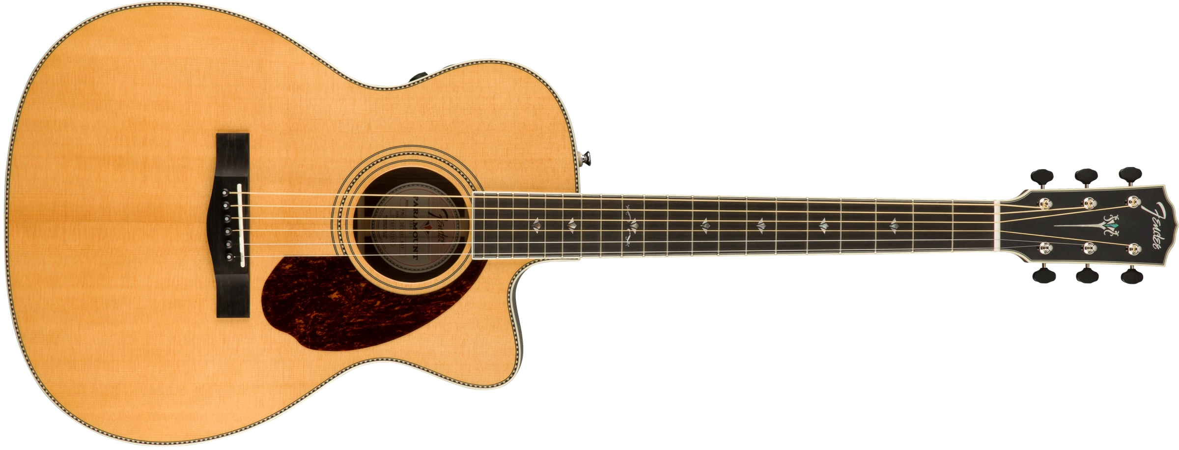 Fender® PM-3 Deluxe Triple 0 with Case, Natural