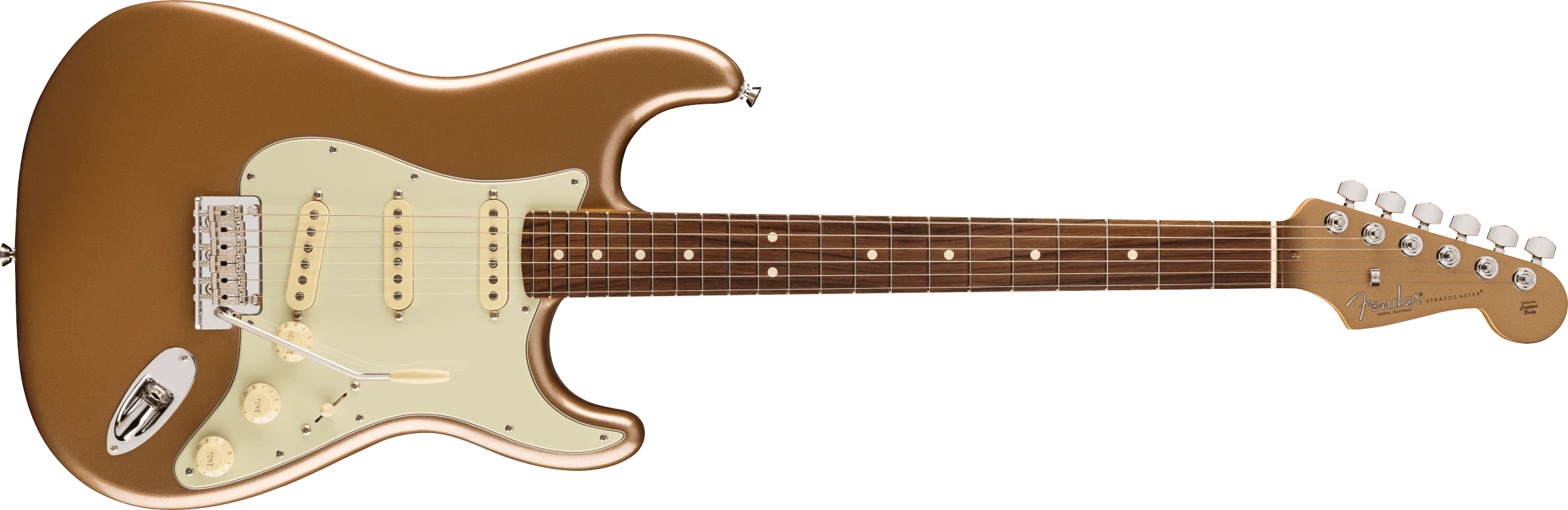 Fender® Limited Edition American Professional II Stratocaster®, Rosewood Fingerboard, Firemist Gold Metallic