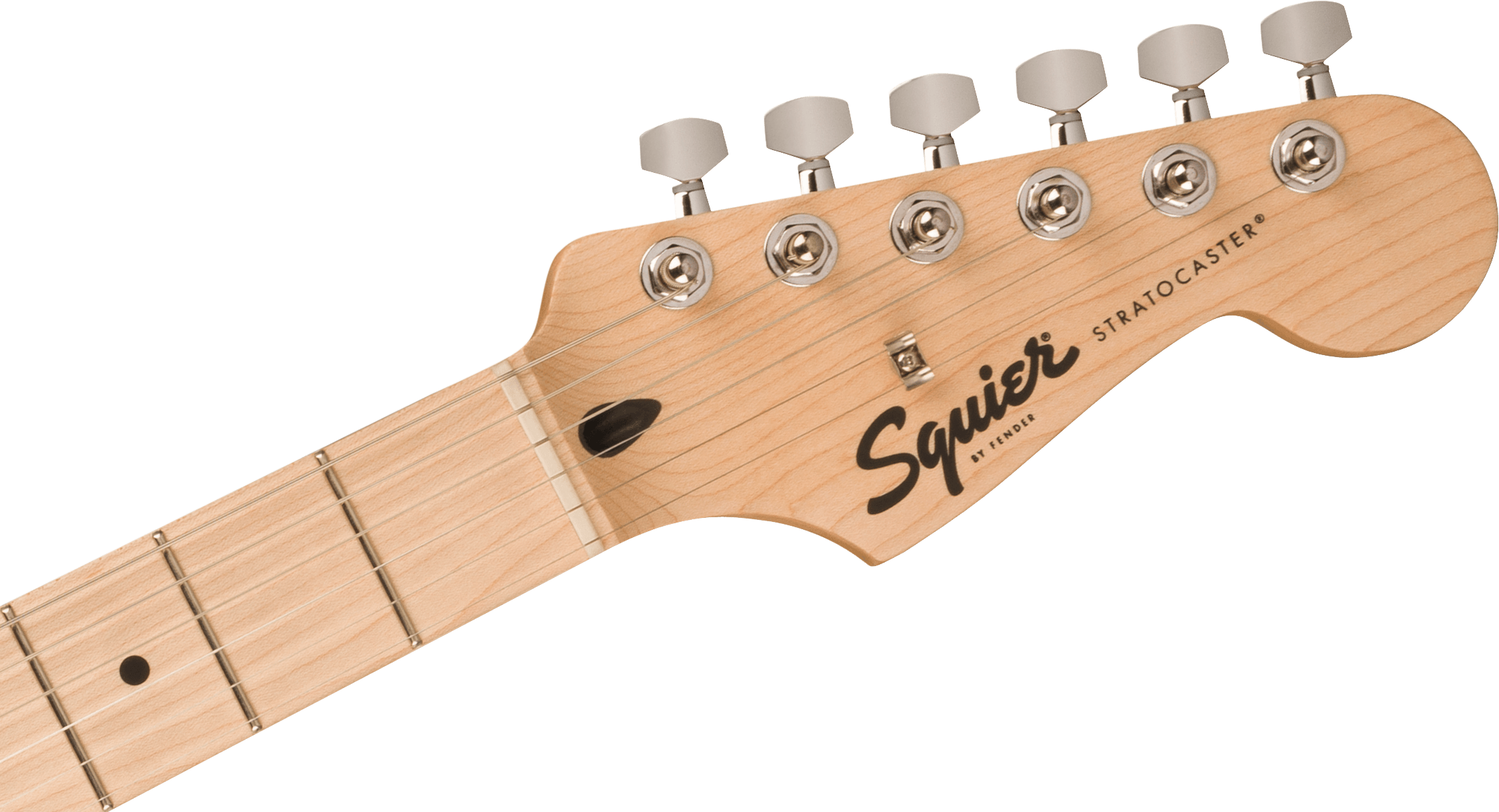 Squier® Sonic® Stratocaster® HSS, Maple Fingerboard, Black Pickguard, Black