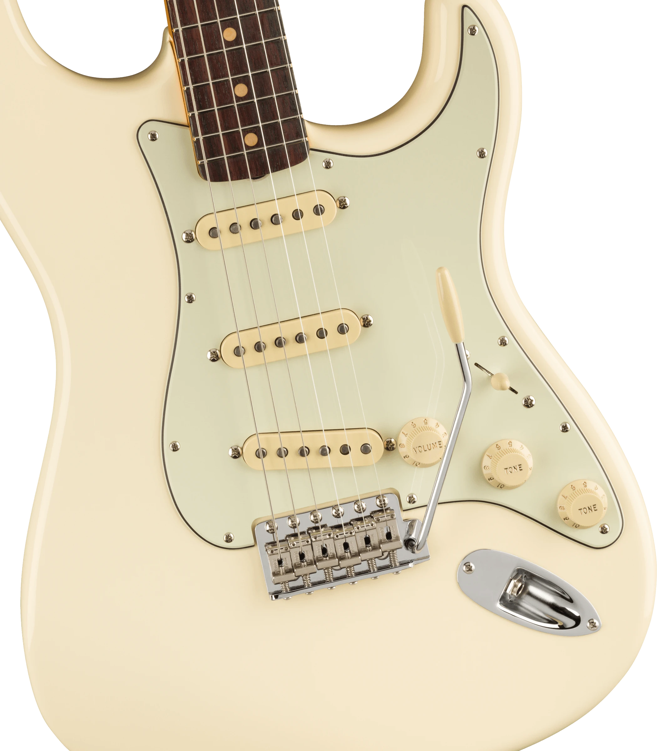 Fender® American Vintage II 1961 Stratocaster®, Rosewood Fingerboard, Olympic White