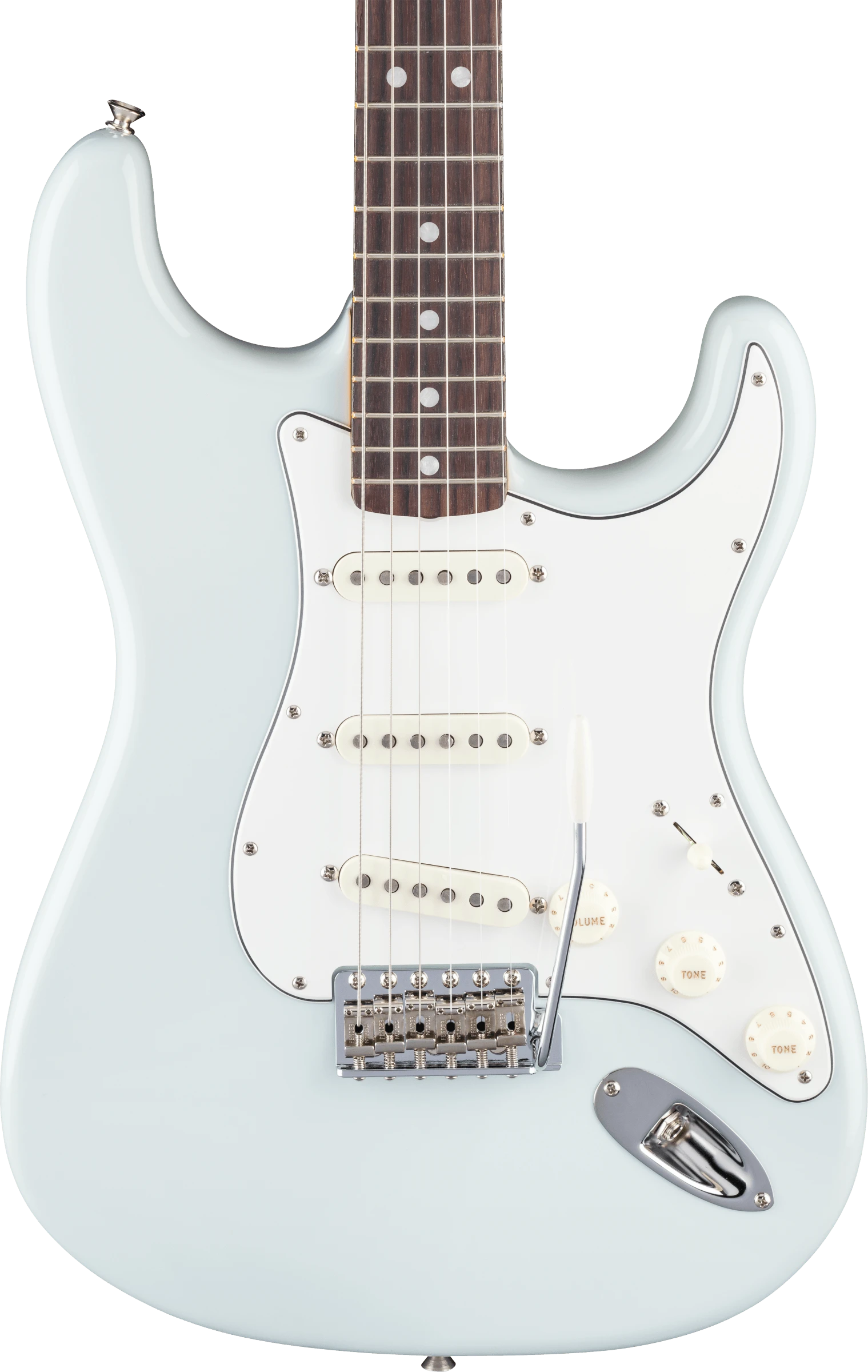Fender® American Vintage II 1965 Stratocaster®, Round-Lam Rosewood Fingerboard, Sonic Blue