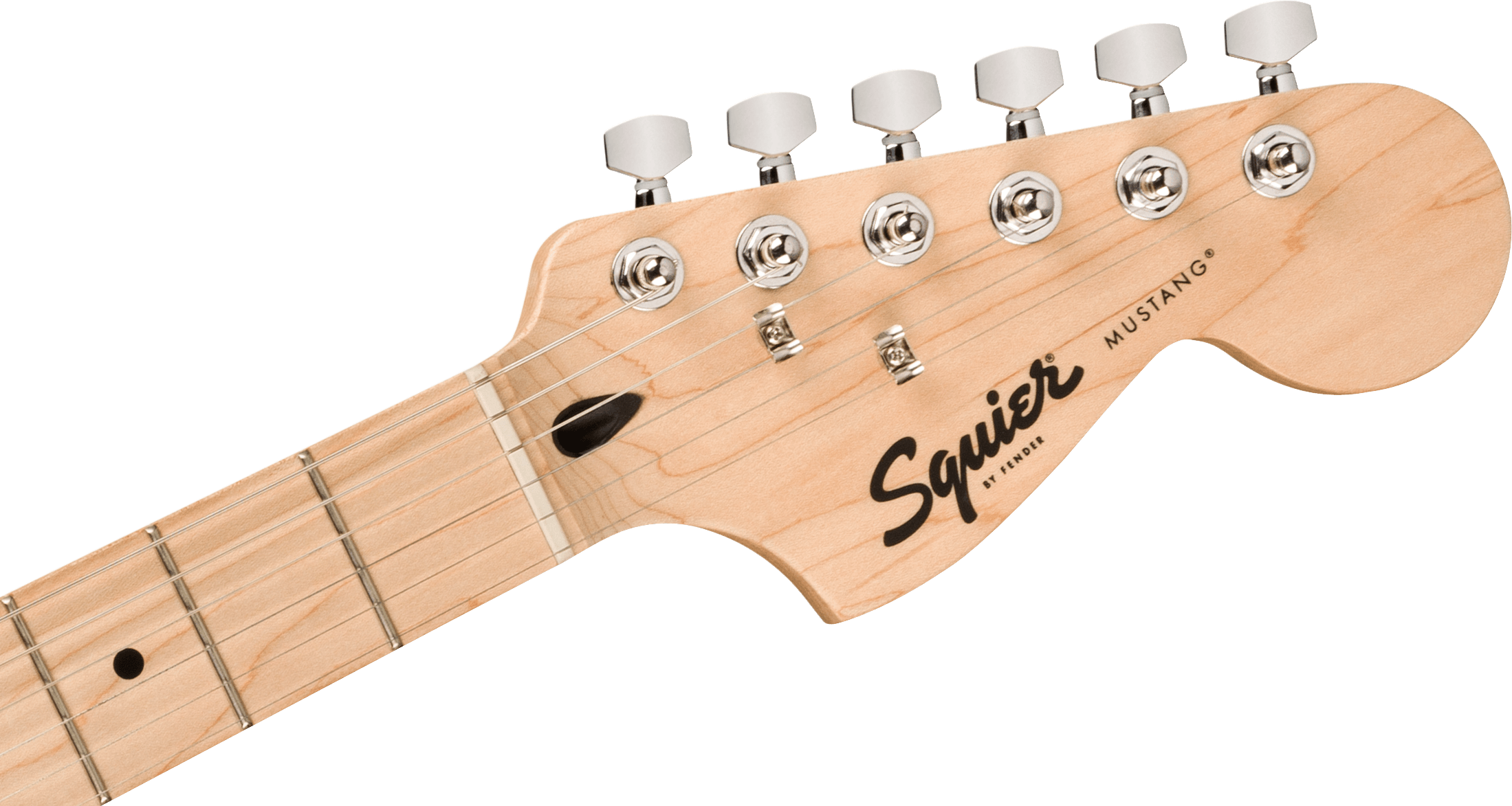Squier® Squier Sonic® Mustang® HH, Maple Fingerboard, White Pickguard, Flash Pink