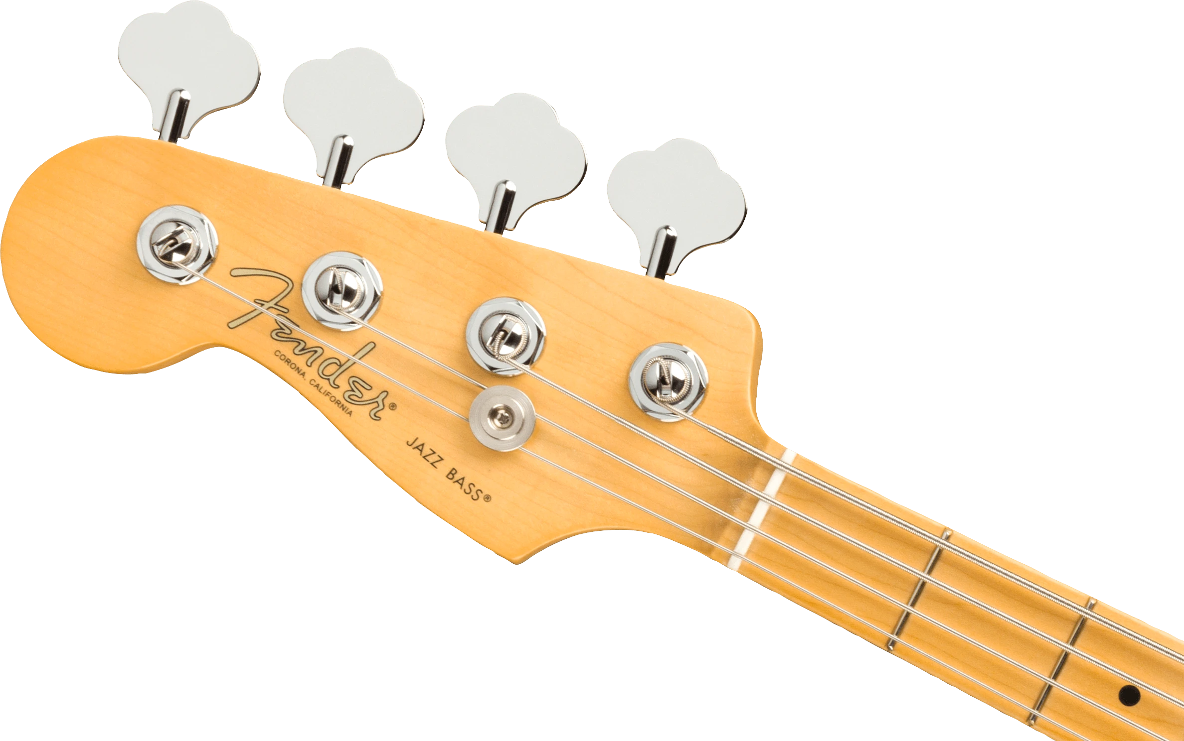 Fender® American Professional II Jazz Bass® Left-Hand, Maple Fingerboard, Miami Blue