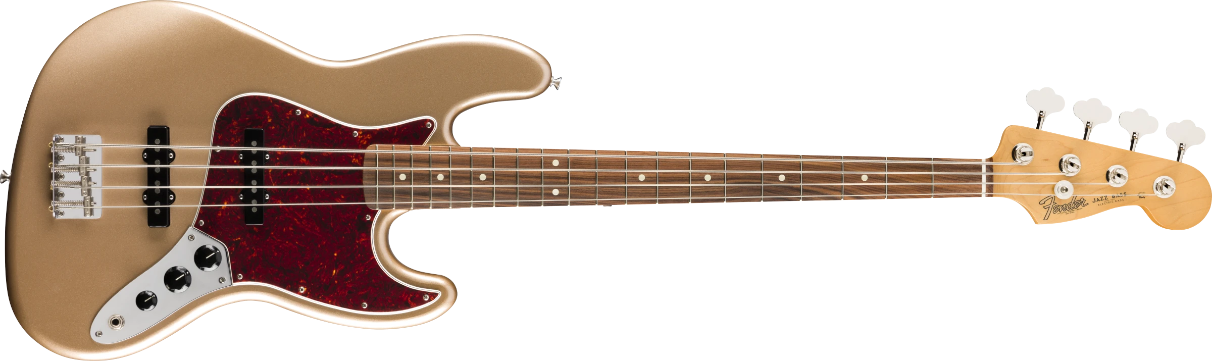 Fender® Vintera® '60s Jazz Bass®, Pau Ferro Fingerboard, Firemist Gold