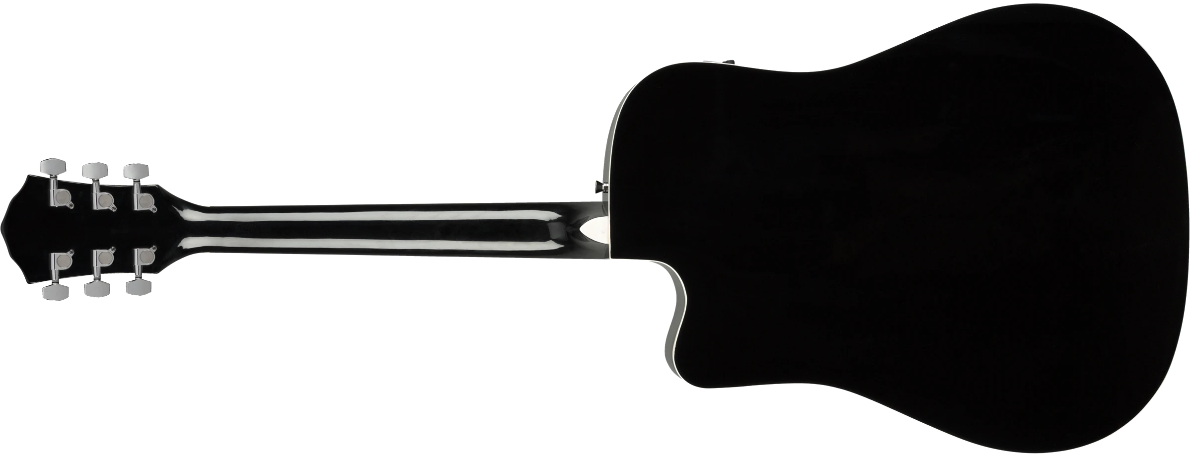 Fender® FA-125CE Dreadnought, Walnut Fingerboard, Black