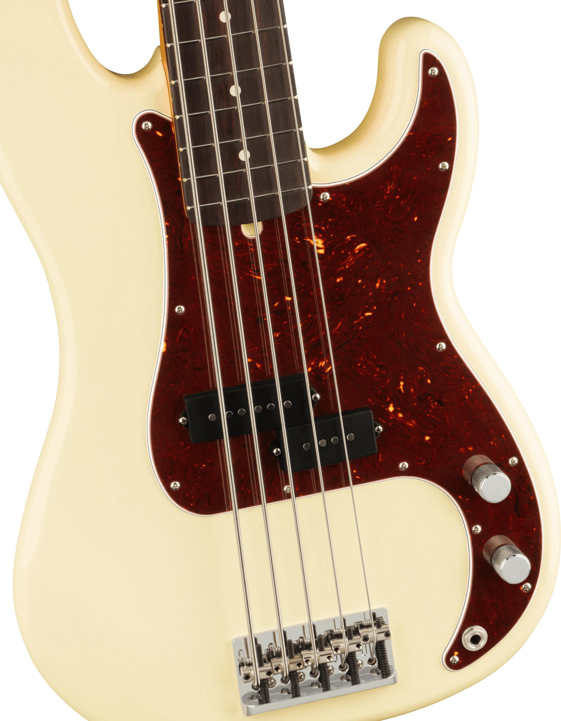 Fender® American Professional II Precision Bass® V, Rosewood Fingerboard, Olympic White