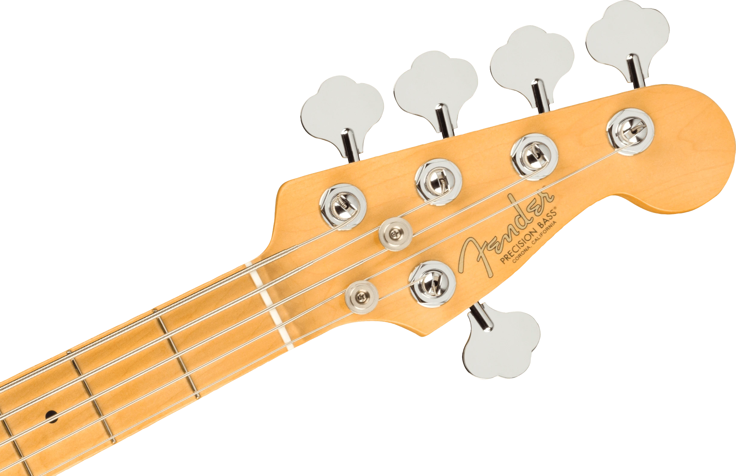 Fender® American Professional II Precision Bass® V, Maple Fingerboard, Miami Blue