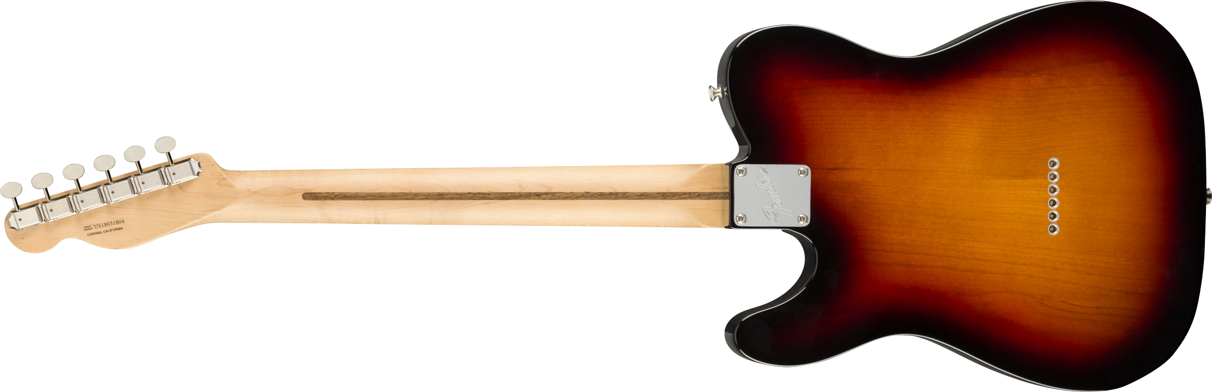 Fender® American Performer Telecaster® with Humbucking, Maple Fingerboard, 3-Color Sunburst