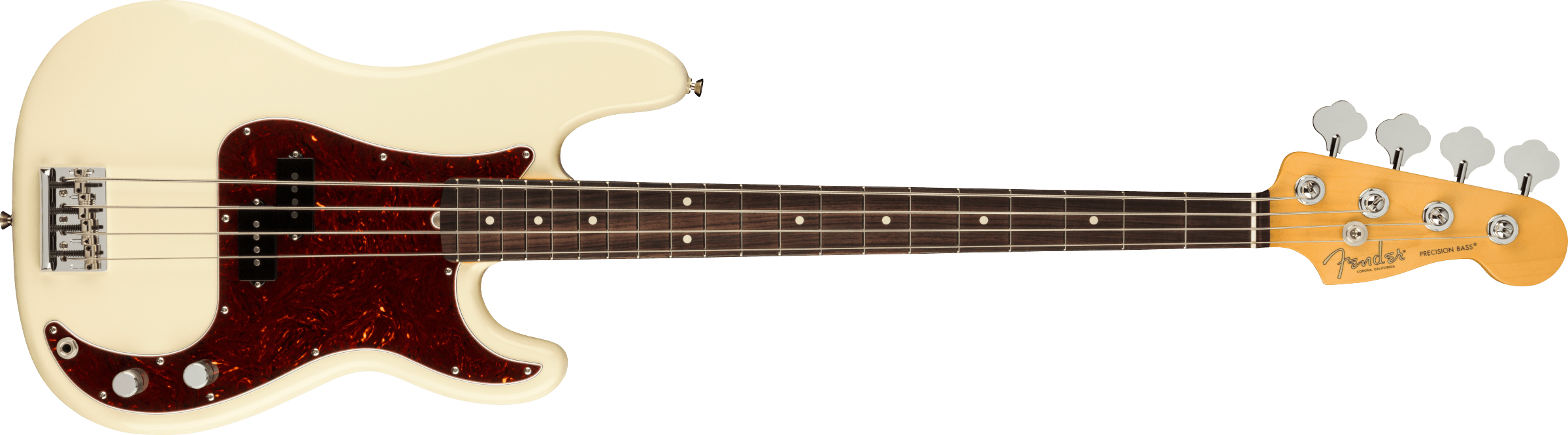 Fender® American Professional II Precision Bass®, Rosewood Fingerboard, Olympic White