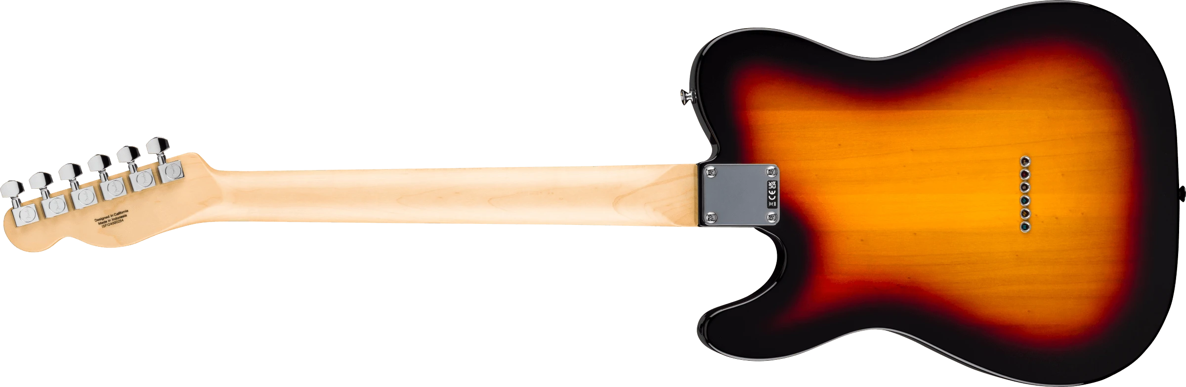 Fender® Standard Telecaster®, Laurel Fingerboard, White Pickguard, 3-Color Sunburst