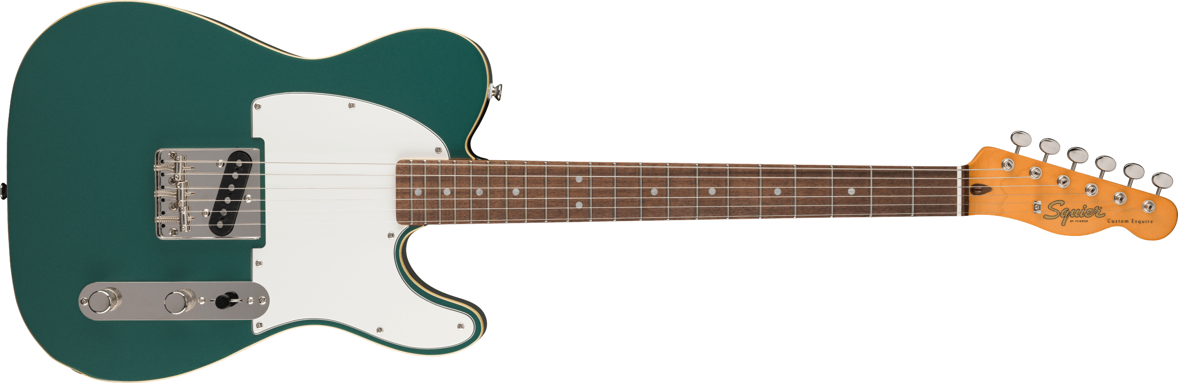 Squier® Classic Vibe™ Custom Esquire®, Laurel Fingerboard, Parchment Pickguard, Sherwood Green