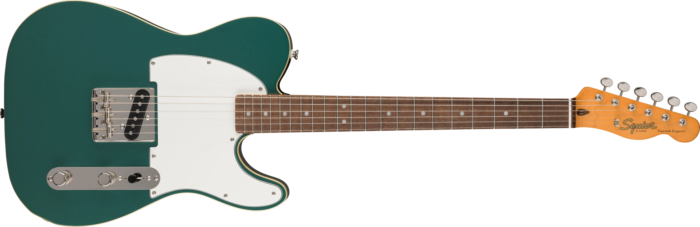 Squier® Classic Vibe™ Custom Esquire®, Laurel Fingerboard, Parchment Pickguard, Sherwood Green