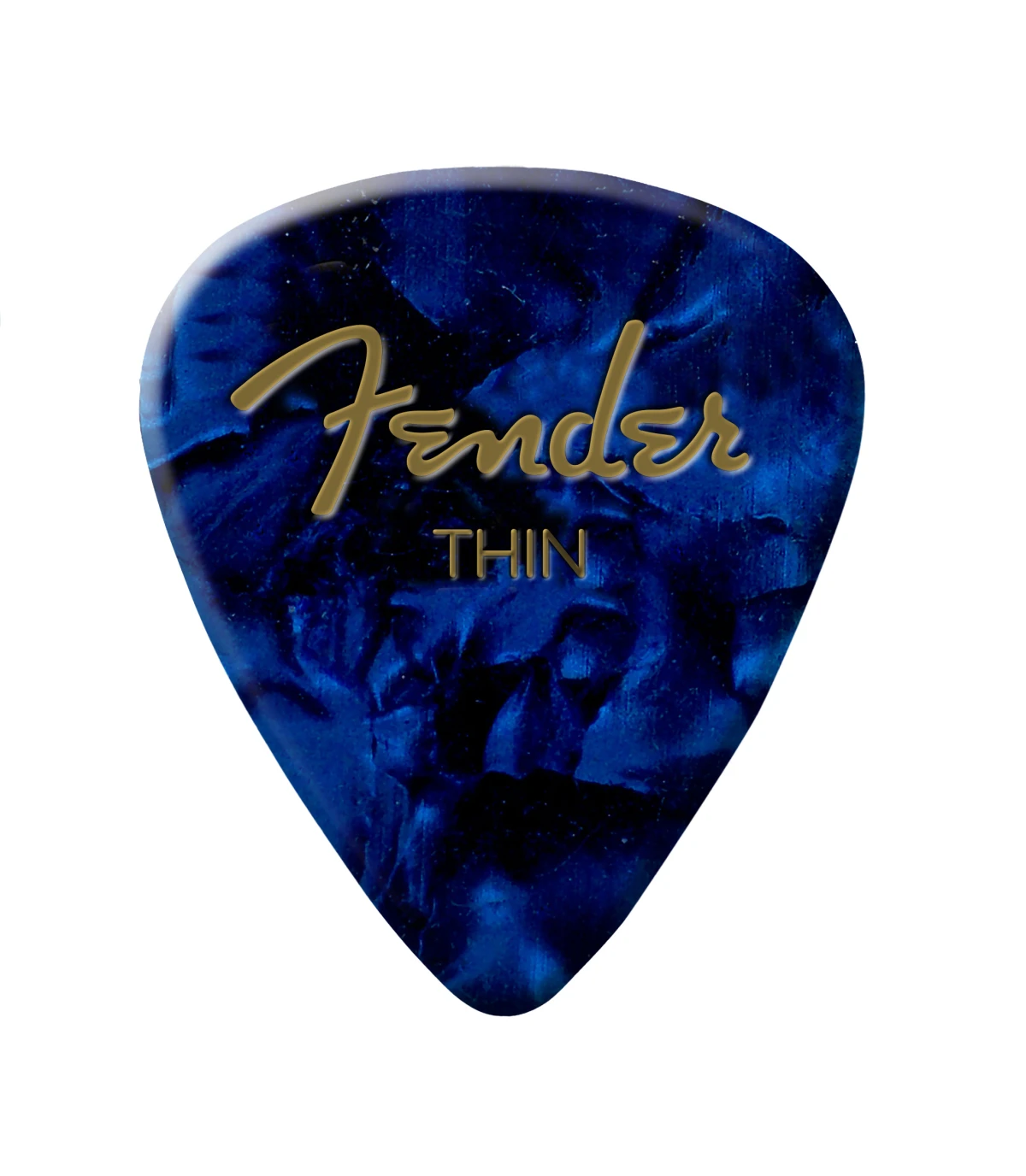 Fender® Premium Celluloid 351 Shape Picks, Thin, Blue Moto, 12-Pack