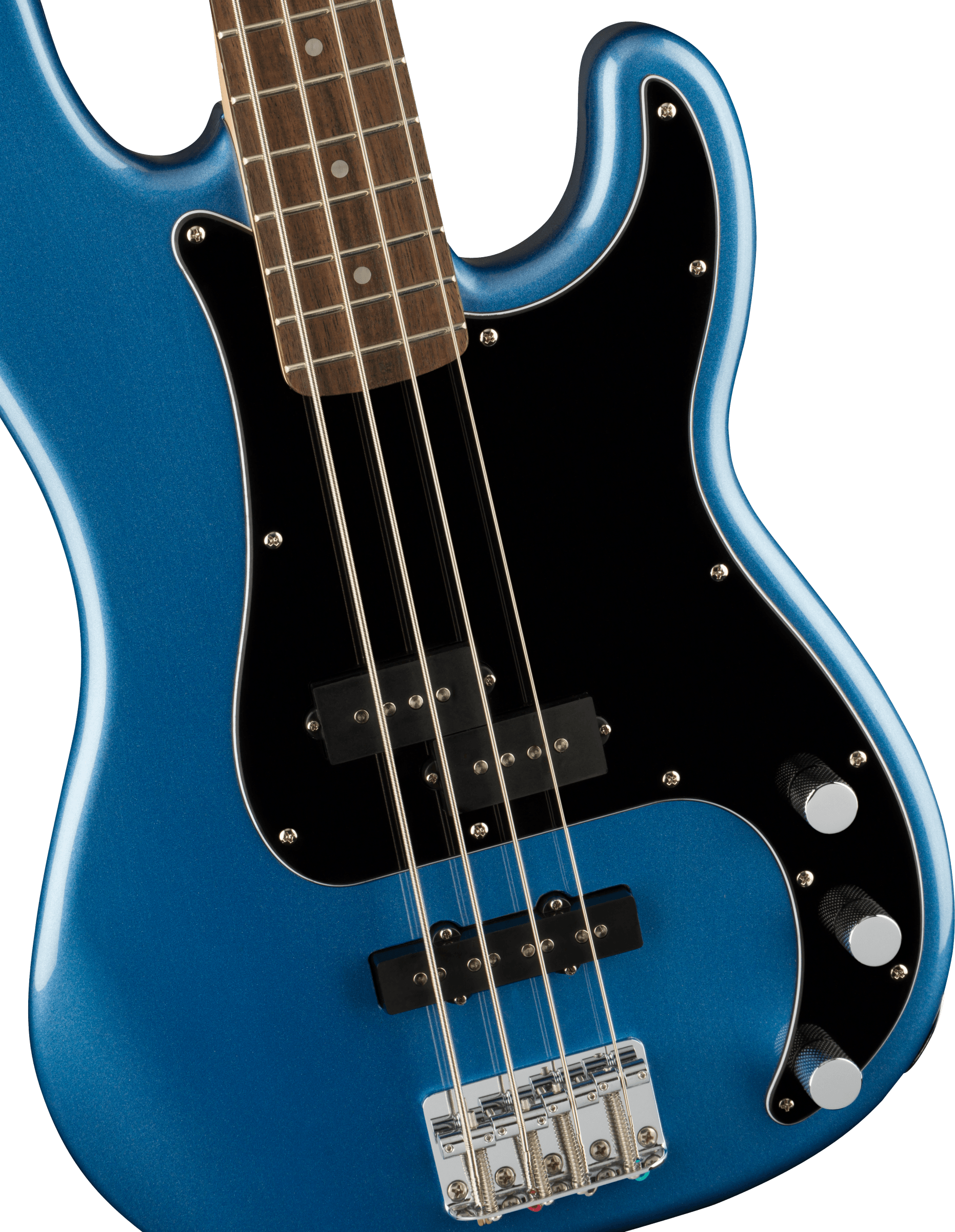 Squier® Affinity Series® Precision Bass® PJ, Laurel Fingerboard, Black Pickguard, Lake Placid Blue