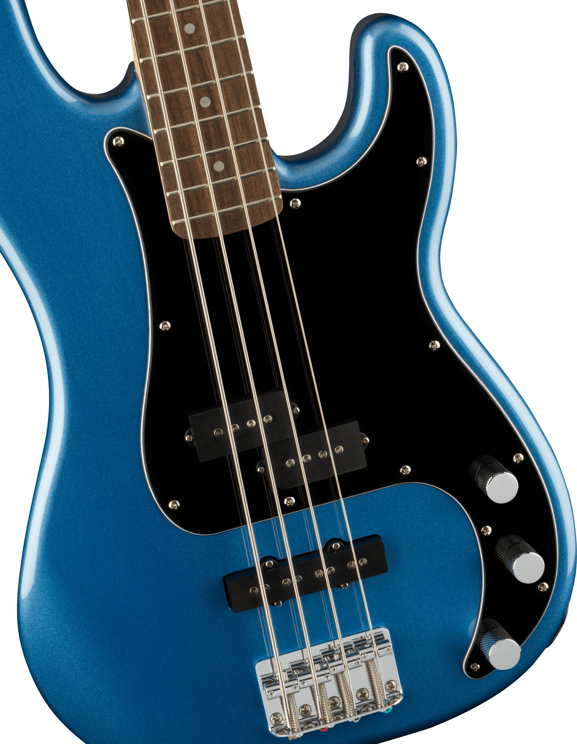Squier® Affinity Series® Precision Bass® PJ, Laurel Fingerboard, Black Pickguard, Lake Placid Blue