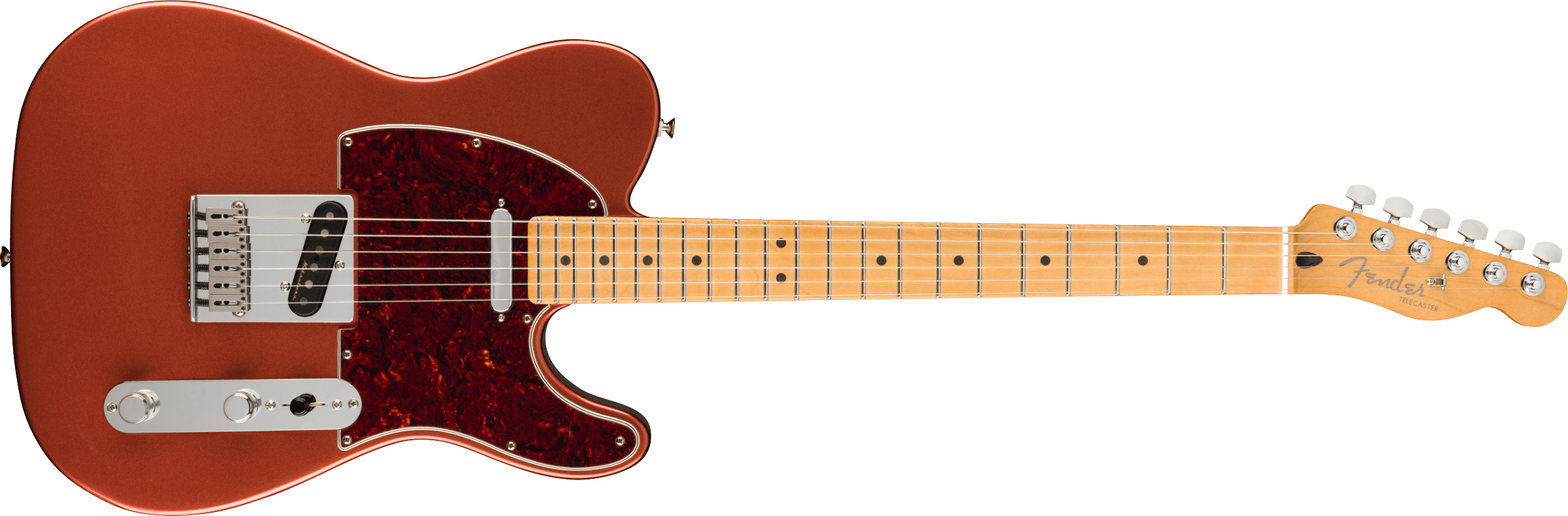 Fender® Player Plus Telecaster®, Maple Fingerboard, Aged Candy Apple Red